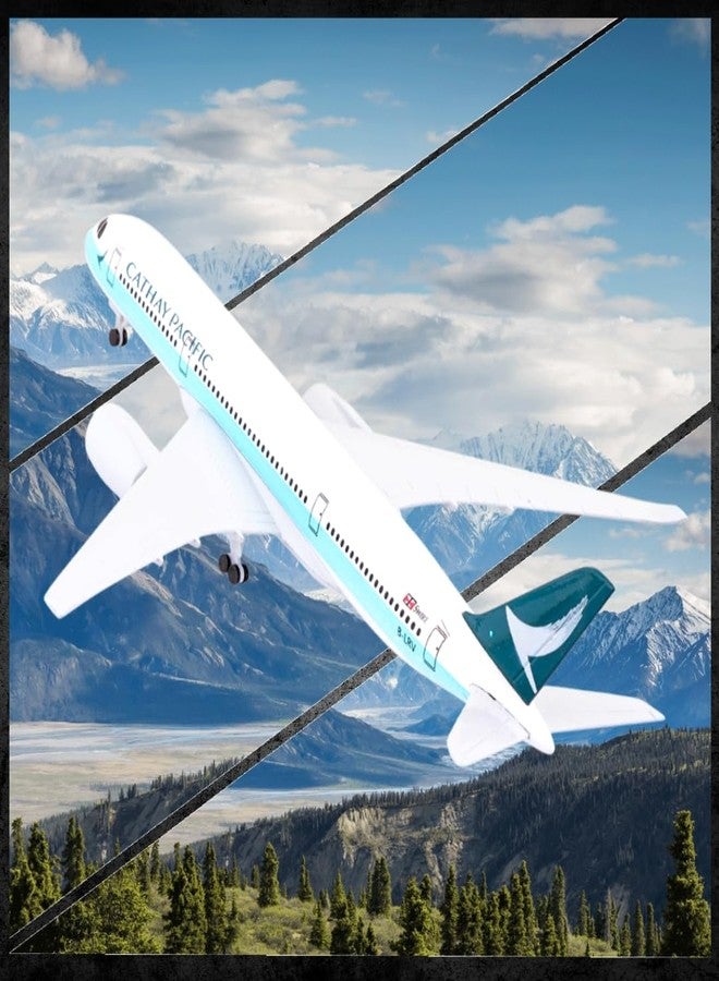 سايج سكوير طائرة كاثاي باسيفيك من سيج سكوير، 20 سم | نموذج طائرة مصبوب بتفاصيل دقيقة | ديكور منزلي | هدية لمحبي الطيران | هدية لهواة الطيران | نموذج قابل للجمع | زينة مكتبية | - Image 2